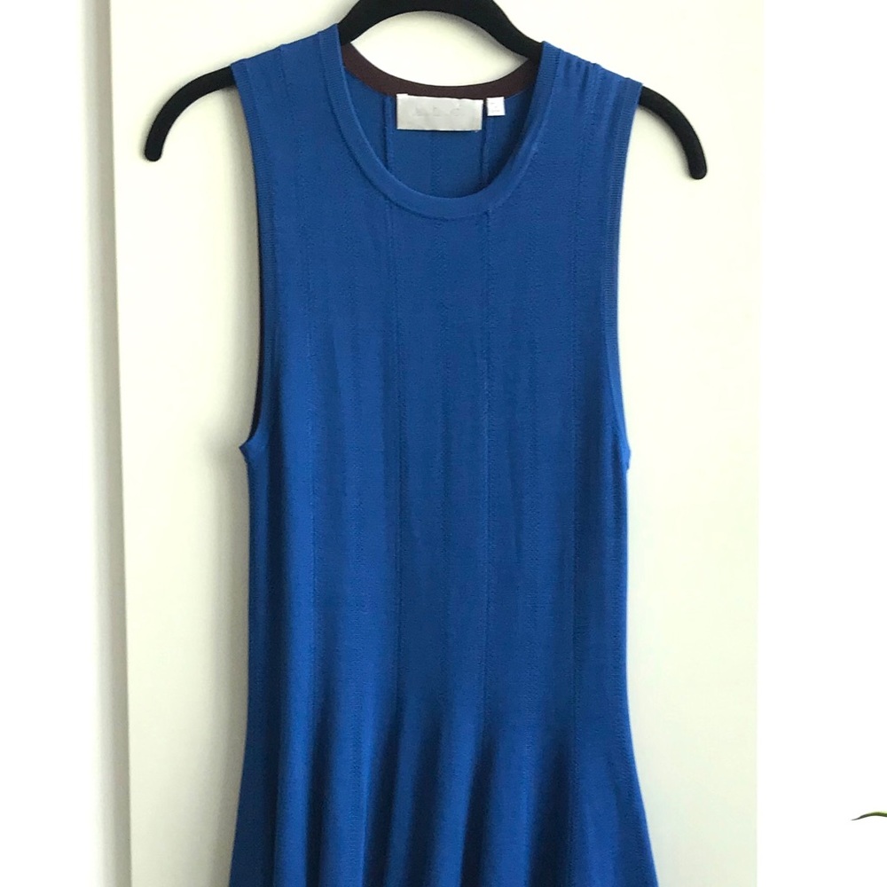 A.L.C.  Sleeveless flare dress in royal blue